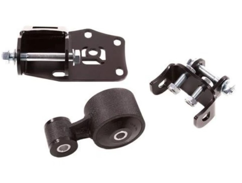 Honda Prelude Engine Mount - Front - Innovative Mounts - 75A Bushing, Steel - Black - `97-`01 Honda Prelude Engine Mount - Front - Innovative Mounts - 75A Bushing, Steel - Black - `97-`01